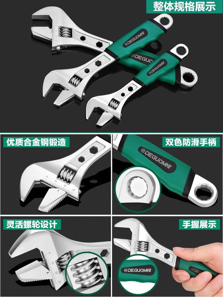 Adjustable wrench
