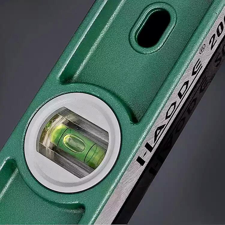 Magnetic level ruler aluminum alloy square tube