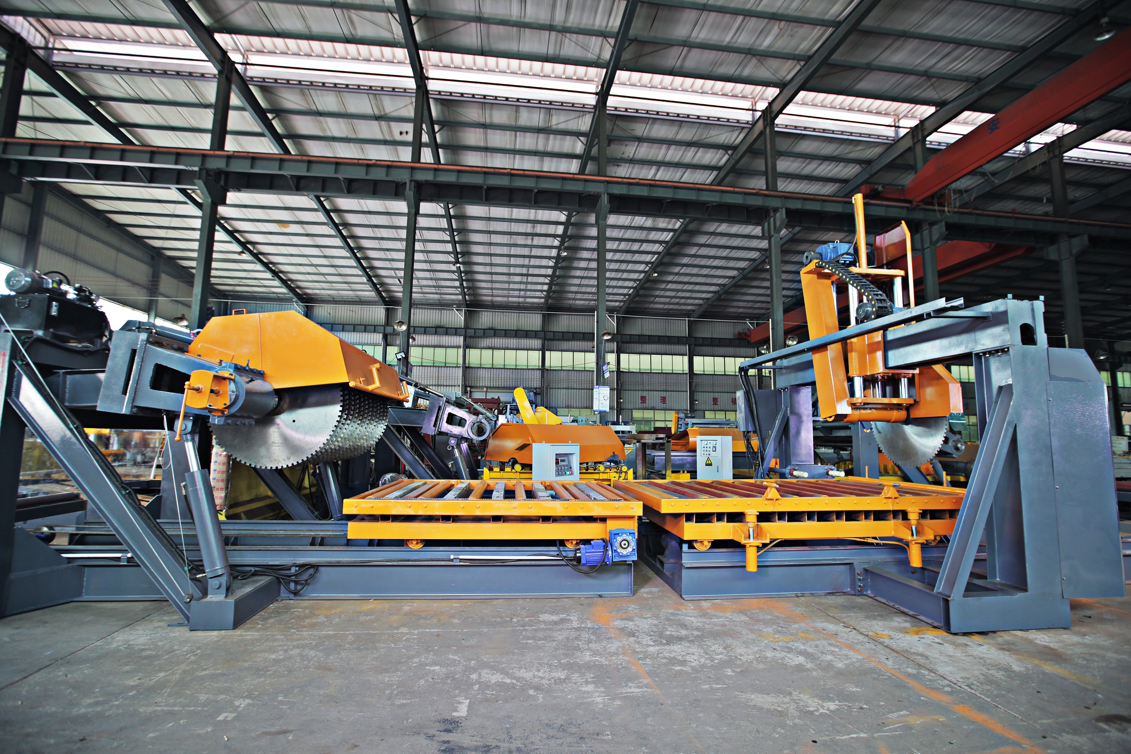 Kerbstone Cutting Machine Line